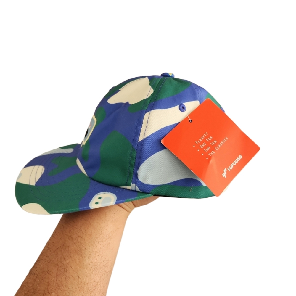 Rare Ice Cream Melting Polo Camo multicolor adjustable hat Sample New with Tags - Picture 5 of 11